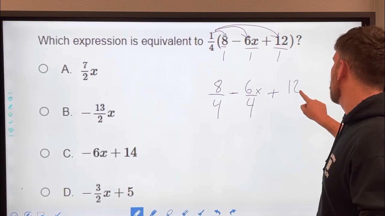 7th grade njsla question 4 - YouTube