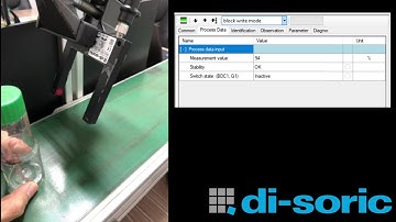Transparent Bottle Detection - OGU Fork Light Barrier di-soric - IO-Link