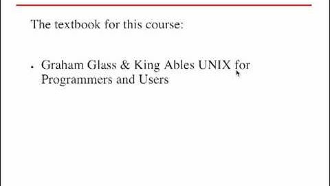 Unix OS Class Lecture 3