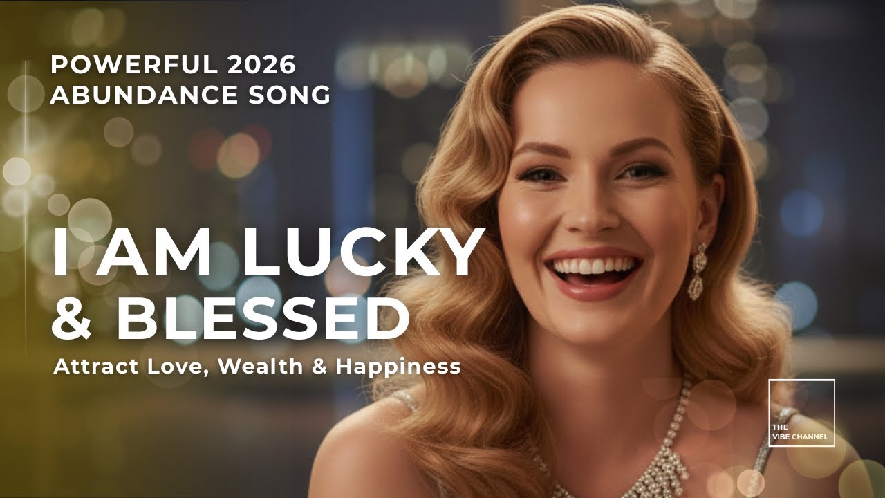 💵 Manifestation Song - I Am So Lucky 💰🍀 - Attract Wealth and Abundance in 2026! 