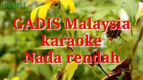 Gadis Malaysia karaoke yus yunus nada rendah -2