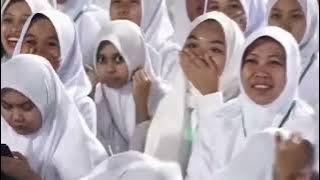 Pecah!!! Nadhoman Alfiyah Diikuti 800 Santri Menyihir Presiden Jokowi