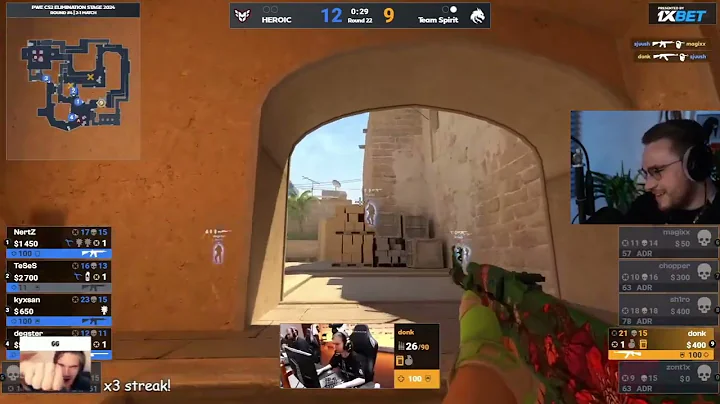 INSANE Donk CS2 1v5 CLUTCH OF THE YEAR