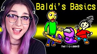 I get KILLED by BALDI?! [Among Us]