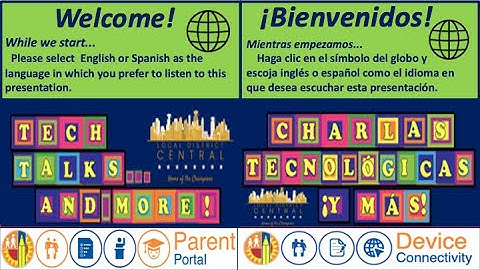 Tech Talks & More: Parent Portal Connecting Families to Key Student Information