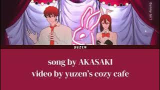 Bunny Girl by AKASAKI | Lyric Video | ENG/ROM/KAN | yuzuteatimee