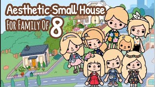 Small House Design Idea For Large Family of 8  Toca Life World  Toca House - House Design Ideas