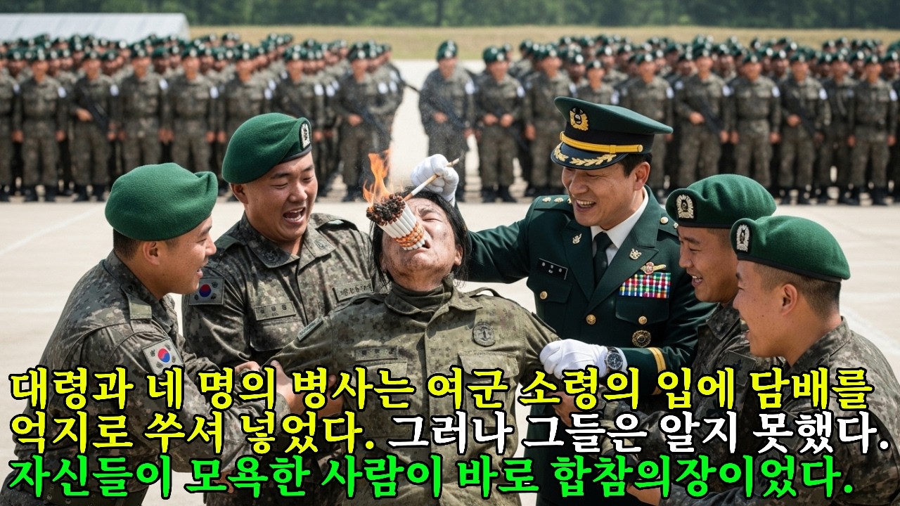 이거나 빨아라, 년아! 대령은 몰랐다  자신이 모욕한 그녀가 바로 자신을 처형할 신임 합참의장이라는 것을