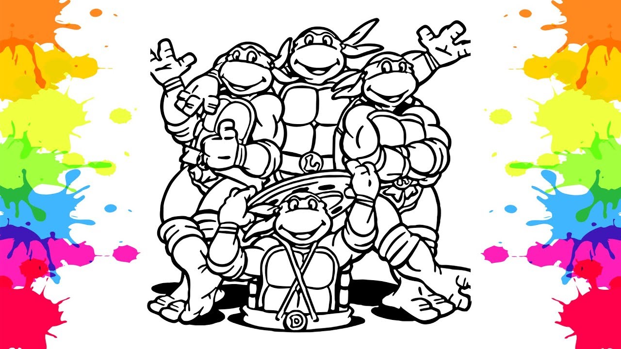 Ninja Turtles, TMNT, Teenage Mutant Ninja Turtles coloring pages for