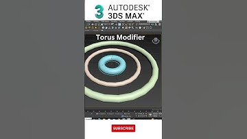 3dsMax Tutorials | Torus Modifier #shorts #trending #youtubeshorts #tutorial