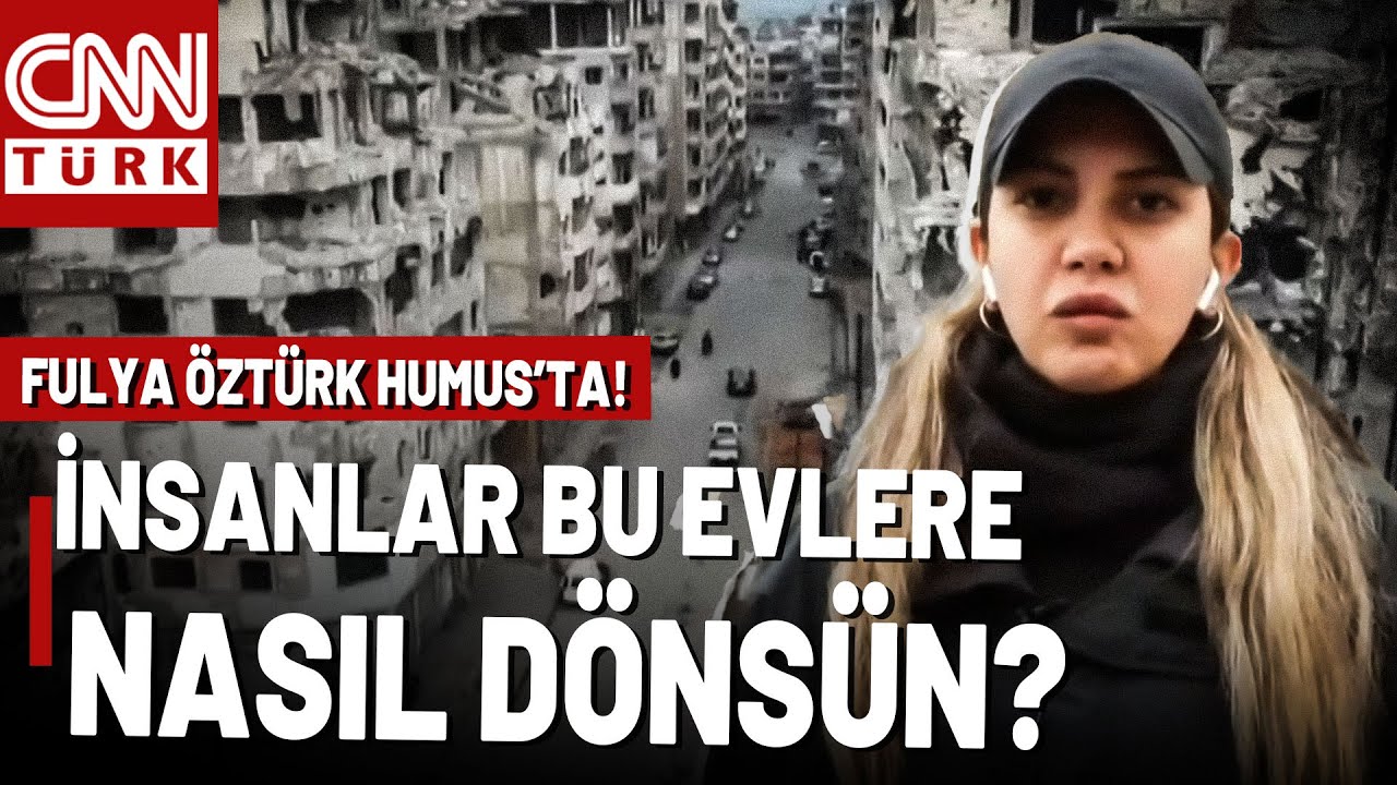 CNN TÜRK'ten Humus'ta Özel Görüntüler! Suriyeliler Bu Evlere Nasıl Dönecek?