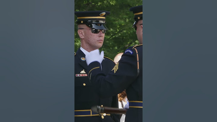 The Changing of The Tomb Guard