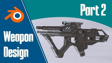 Creating Epic 3D Weapon Designs in Blender [Part 2]- Hard Surface Modeling Guide- Live Stream