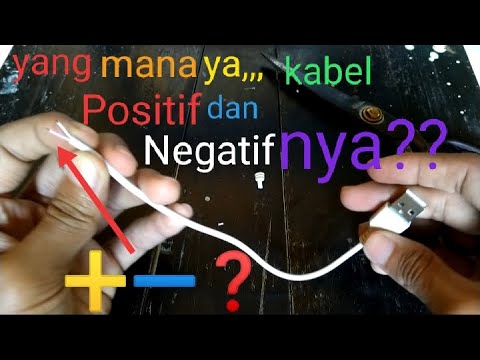 Tutorial Cara Mengetahui Positif dan Negatif dari Kabel USB # Hobby Eksis