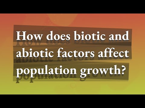 Video: Qual è l'importanza dei fattori biotici in un ecosistema?