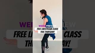 FREE Zoom WERQ class this Thursday! Register link in posts. #WERQdancefitness #WERQfitness