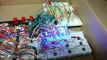 Tic tac toe using logic gates (demonstration)