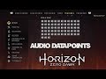 Horizon zero dawn  all audio datapoints location  datos de sonido