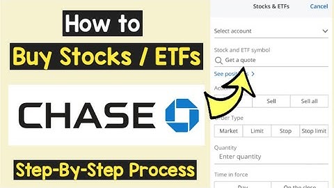 Buy Stocks & ETFs Chase App using Market Order Limit Order | Invest in Stock Market using Chase App