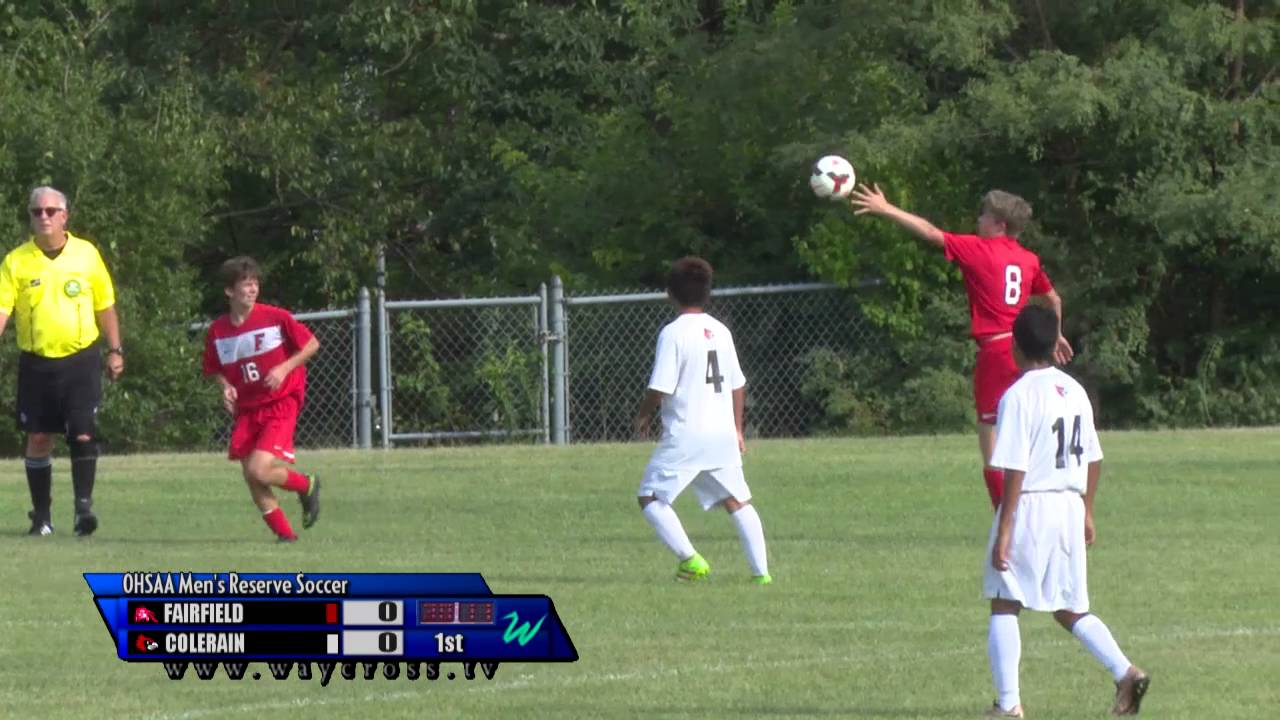 Colerain vs Fairfield Men's Reserve Soccer Game of September 8, 2016 football score