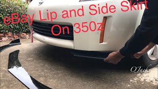 How to Install a Front Lip and Skirt on a 350Z