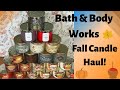 Bath & Body Works Fall TEST Candle Haul| Autumn 2019🍁🍂