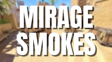 Mirage Smokes Guide in 2025 | CS2