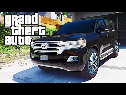 GTA 5 Mods - TOYOTA LAND CRUISER 200 по БЕЗДОРОЖЬЮ (Crash Test)