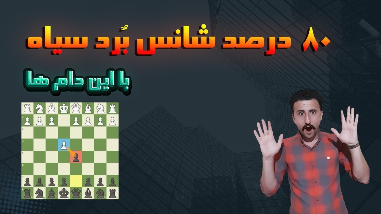 80 درصد شانس برد با این شروع بازی در مقابل e4 حریف | ترفند ها ، تاکتیک ها و گشایش های شطرنج