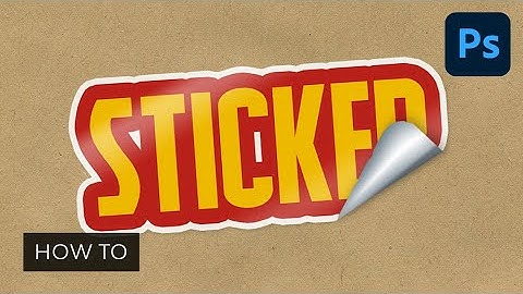 How to Create a Peeling Sticker Text Effect in Photoshop