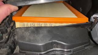 How to Replace the Engine Air Filter in a Mercedes Benz GLS450 -- 2020 - 2025 (X167) Mercedes Air Filter Change
