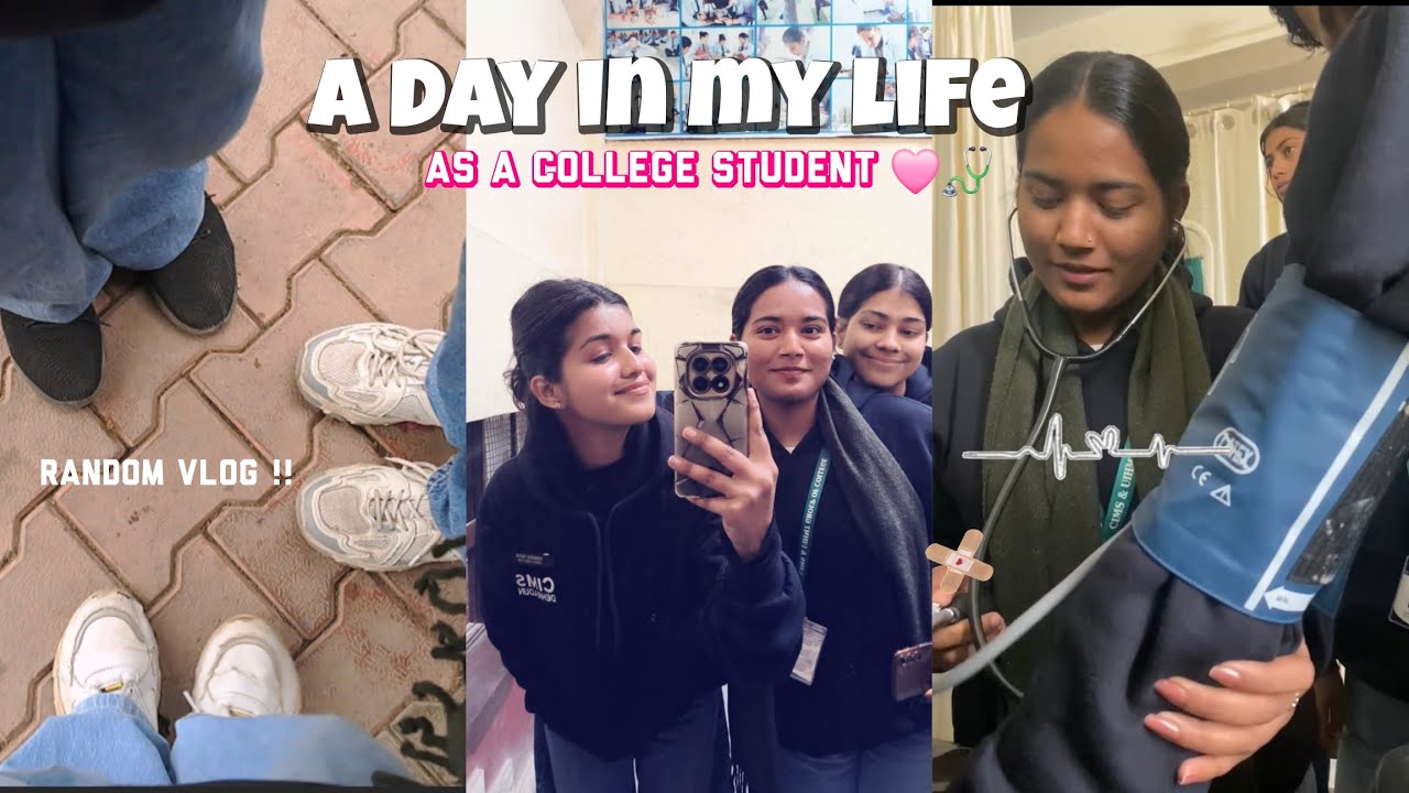 A DAY IN MY LIFE AS A COLLEGE STUDENT 🩺🩷 | COLLEGE VLOGS | DEHRADUN ...