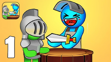 Sword Please - Part 1 Stickman War Army Commander Base Defense Game - Gameplay Walkthrough