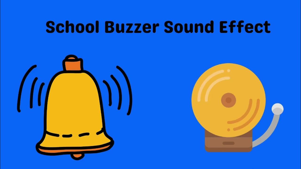 School Bell Ringing Sound Effect YouTube