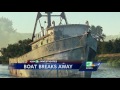 100-ton runaway ship barrels down Sacramento River