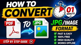 How to Convert PDF to JPG Format FREE in 2026  #convertpdf #online  