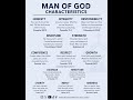 Man  of #God  #characteristics