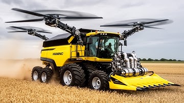 150 Modern Agriculture Machines Operating at Peak Efficiency