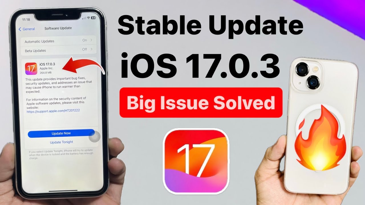 iOS 17.0.3 New Update - Big Issue Solved - Should you update iOS 17.0.3 ...