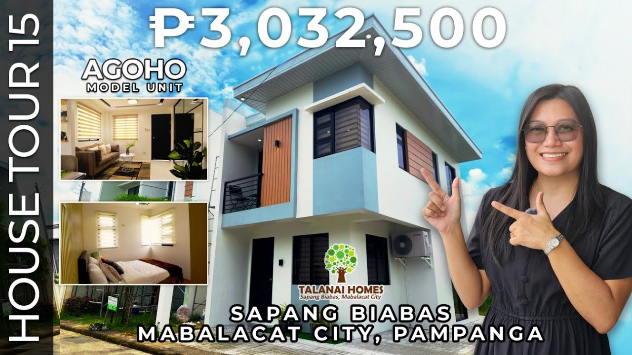 Agoho Model Unit | Talanai Homes Mabalacat Pampanga | Single Attached Two-Storey 3BR | House Tour