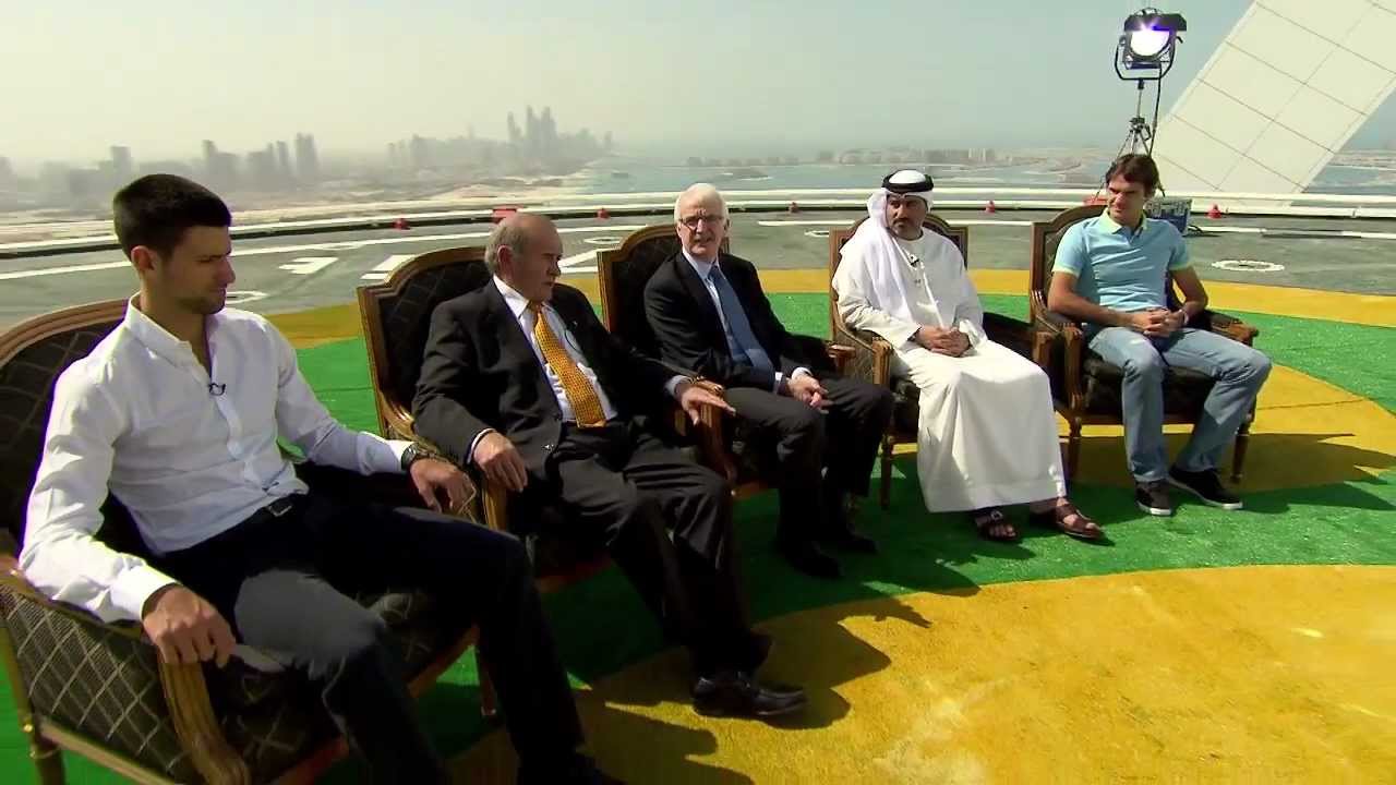 DDF Federer Djokovic at Burj Al Arab.mp4