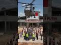 Helikopter mendarat di koperasi merah putih 🇮🇩🔥 #helicopter #shorts #trending #viral
