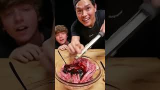 Wagyu Yukhoe karl #shorts #streetfood #like