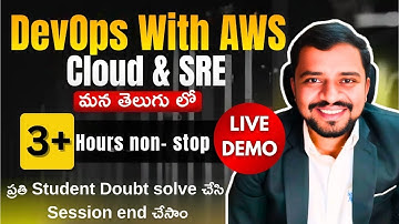 DevOps with AWS and SRE DEMO on 16/march/2025 || KK FUNDA || PRASANTH REDDY
