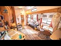 Family Of 3 & Their Renovated 5th Wheel Tiny House - Full Time RV Life