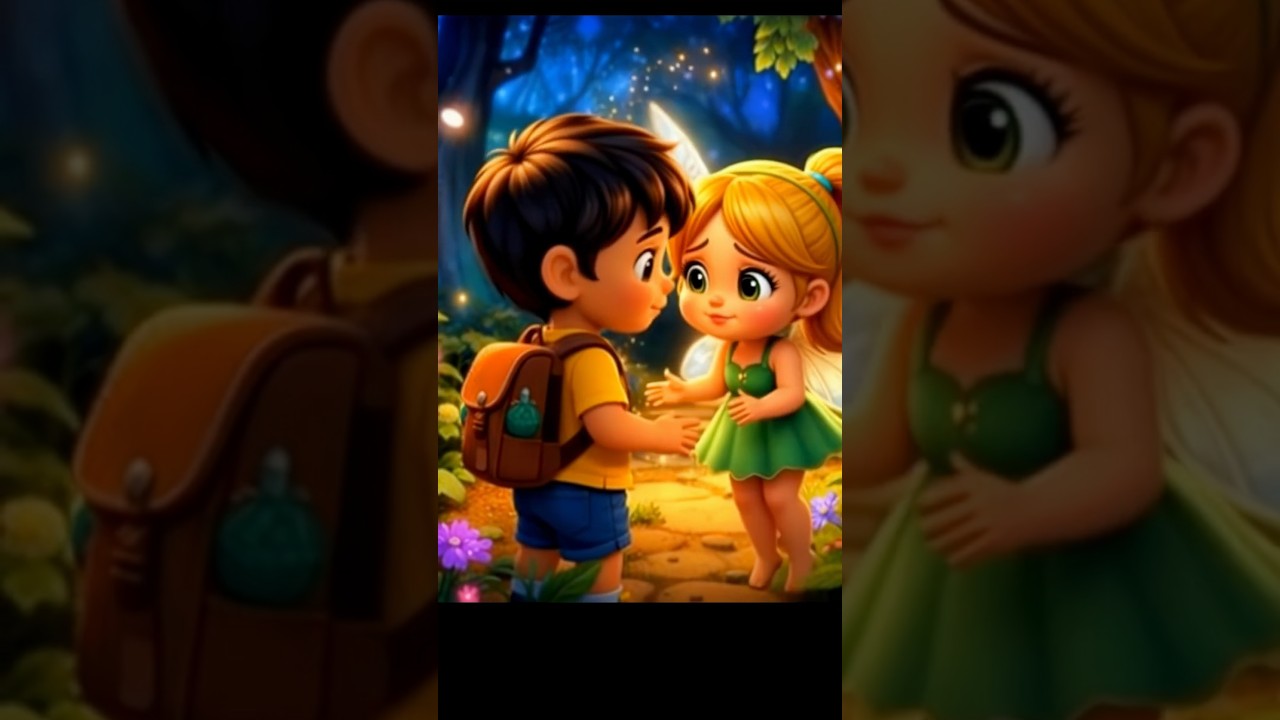 Magical forest Adventure 🌈 | Boy Meets fairy | Kids story 