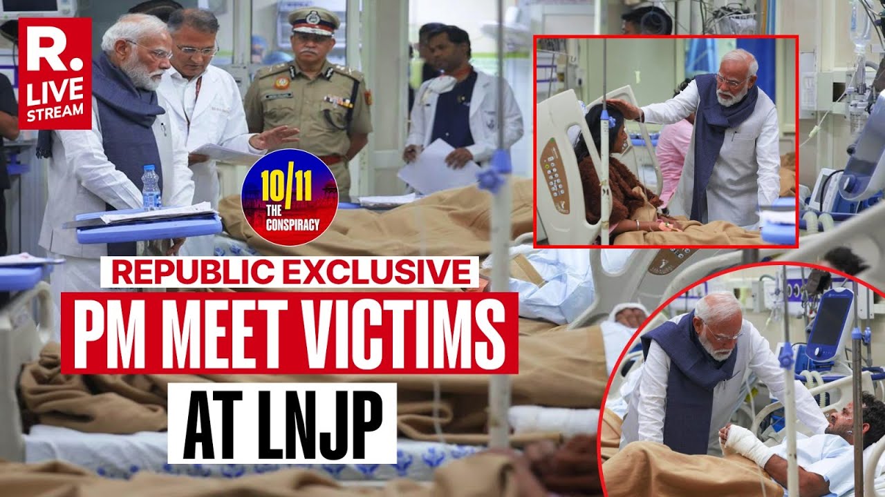 Delhi Terror Blast LIVE: PM Modi Reaches LNJP Hospital, Meets Terror Attack Victims