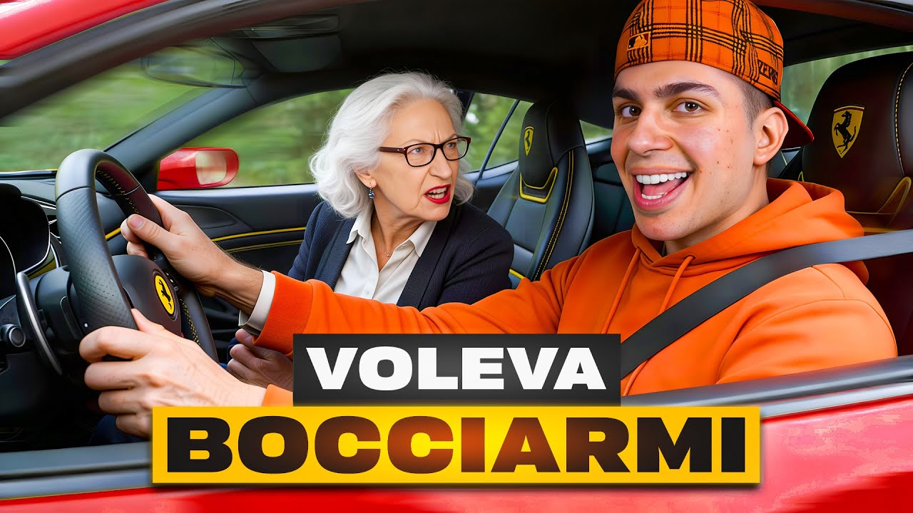 Prendo la PROF che mi voleva BOCCIARE in FERRARI!