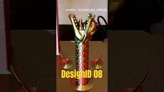 3D printed dragon flame wand - DesignID #viralvideo