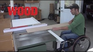 Wheelchair-accessible Woodworking Shop